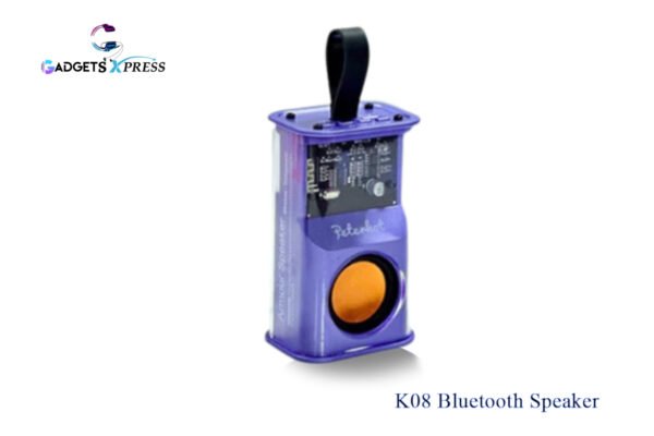 K08 Mecha Transparent Bluetooth Speakers | Wireless Stereo Surround Sound Audio Player - Image 2