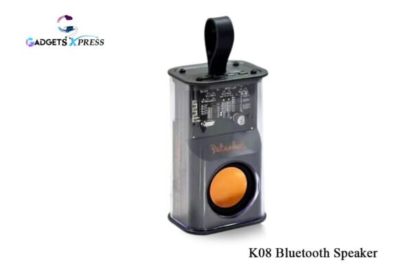 K08 Mecha Transparent Bluetooth Speakers | Wireless Stereo Surround Sound Audio Player - Image 3