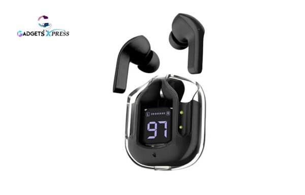 Ultrapods Pro True Wireless Earbuds – Transparent Display Design, Waterproof, Bluetooth 5.3 for Ultimate Sound Quality Gadget Xpress - Image 2