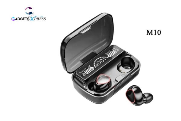 M10 TWS Wireless Earbuds – Premium Sound, Sleek Design, and Long-Lasting Performance